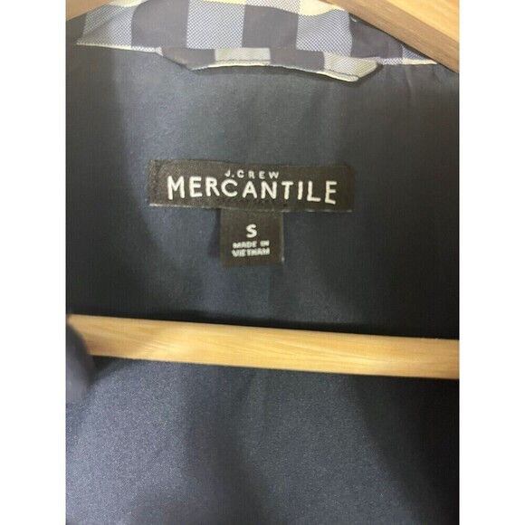 J.Crew Mercantile Women’s Excursion Down Vest In Gingham Zip Up White Size S N71 - Picture 3 of 7